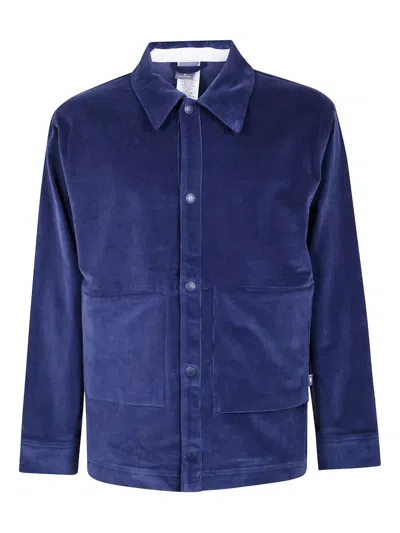 NEW BALANCE CORDUROY PATCH-POCKET SHIRT