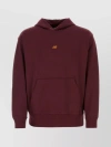 New Balance Felpa In Cotone Bordeaux Uomo