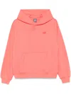 New Balance Cotton Hoodie In Pink