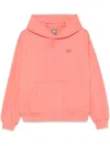 New Balance Cotton Hoodie In Pink