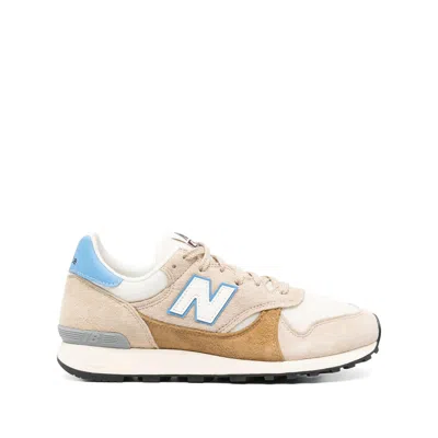 New Balance Cotton Polyester Sneakers In Beige