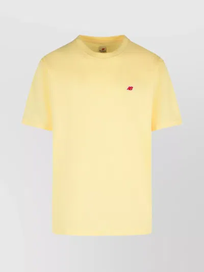 New Balance Cotton T-shirt Crew Neck Short Sleeves In Multi