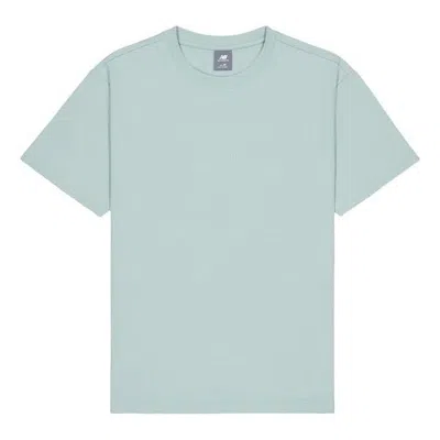 New Balance Cotton T-shirt 'salt Marsh' In Blue
