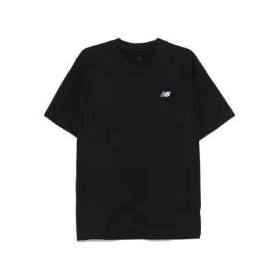 New Balance Cotton T Shirts In Black