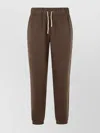 New Balance Cotton Trousers Featuring Elastic Waistband In Animal Print