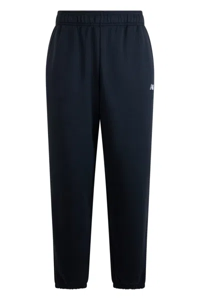 New Balance Cotton-blend Athletic Joggers In Black