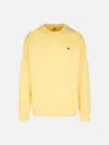 New Balance Cream Cotton Sweatshirt In Yellow