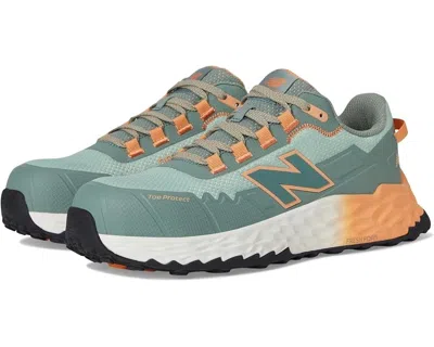 New Balance Cremorne Women's Aqua Pumpkin Composite Toe Work Shoes Ver281 In Green