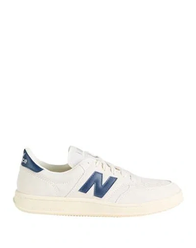 NEW BALANCE NEW BALANCE CT500 MAN SNEAKERS OFF WHITE SIZE 8 LEATHER, TEXTILE FIBERS