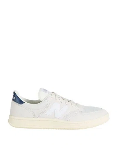 New Balance Ct500 Man Sneakers Off White Size 8 Textile Fibers, Leather
