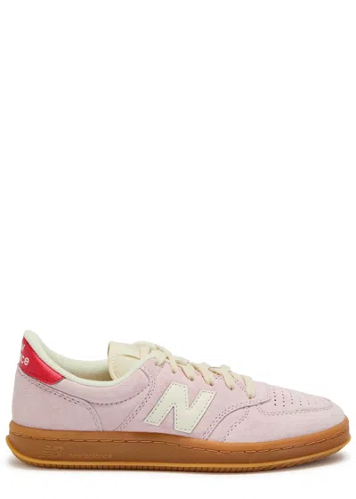 New Balance Ct500 Panelled Brushed Suede Sneakers In Pink