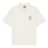 New Balance Cycling Graphic Polo Shirt 'ivory' In Neutral