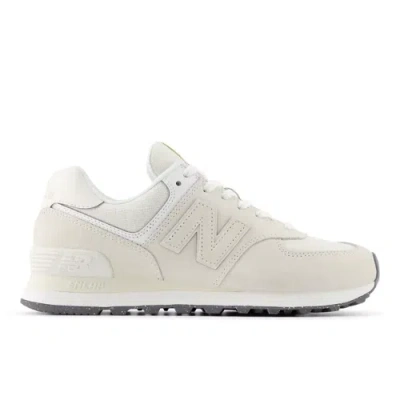 New Balance Damen 574 In Beige/weiss, Wildleder/mesh, Grösse 41