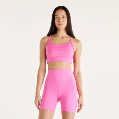 New Balance Damen Nb Essential Yoga Bra In Rosa, Poly-strick, Grösse S In Pink