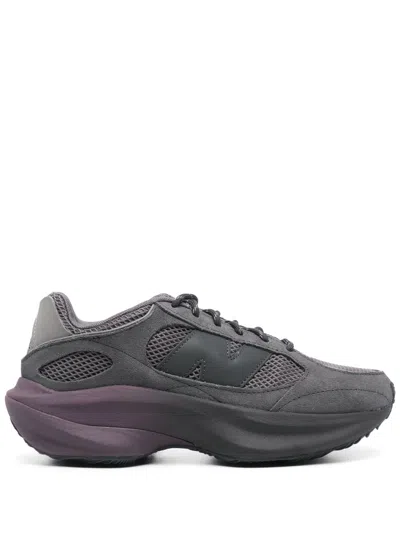 New Balance Dark Grey Suede And Mesh Wrpd Sneakers