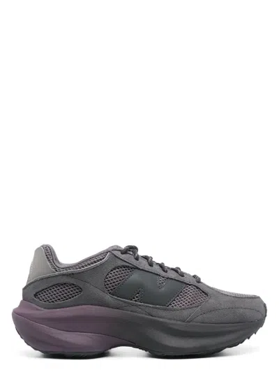 NEW BALANCE DARK SUEDE AND MESH WRPD SNEAKERS