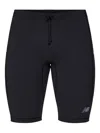 New Balance Drawstring Pocket Leggings In Black