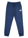 New Balance Drawstring Track Pants In Blue