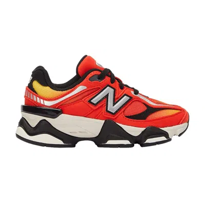 Pre-owned New Balance Dtlr X  9060 Little Kid 'fire Sign' | Red | Kid's Size 1