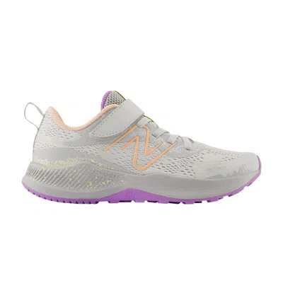 Pre-owned New Balance Dynasoft Nitrel V5 Bungee Lace Little Kid 'grey Matter Purple Fade' | Kid's Size 2