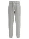 New Balance Elasticated-cuff Track Pants In Gray