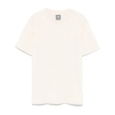New Balance Embroidered Logo T-shirt In Neutral