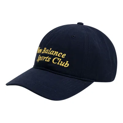New Balance Embroidery  Sports Club Hat 'navy' In Blue