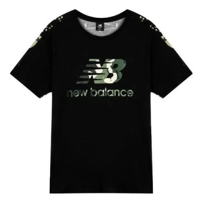 New Balance Essential Camo Tee 'black Green'