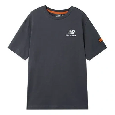 New Balance Essential T-shirt 'dark Grey' In Black