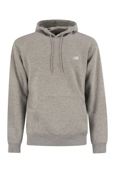 New Balance Essentials - Hoodie With Logo In Gray