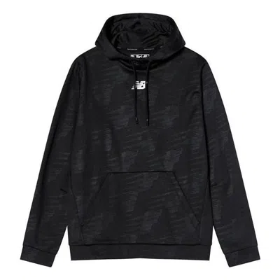 New Balance Essentials Allover Print Hoodie 'black'