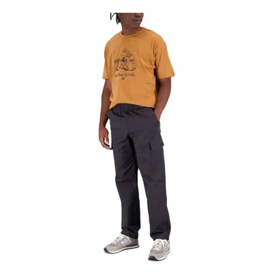 New Balance Essentials Cafe Grandpa Cotton Jersey T-shirt 'tobacco' In Yellow