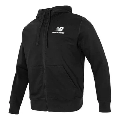 New Balance Essentials Stacked Logo French Terry 'black'