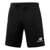 New Balance Essentials Stacked Logo French Terry Short 'black'