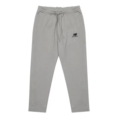 New Balance Essentials Stacked Logo Sweatpants 'grey' In Gray