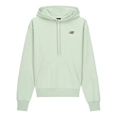 New Balance Essentials Unissentials Sweat Pullover Hoodie 'silver Moss' In Green