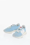 New Balance Fabric And Leather Low-top Sneakers With Monogram