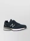 NEW BALANCE FABRIC AND SUEDE SNEAKERS WITH CONTRAST SOLE