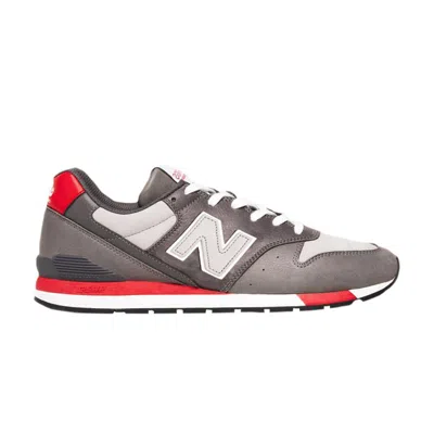 Pre-owned New Balance Figs X 996 'charcoal Red' In Grey