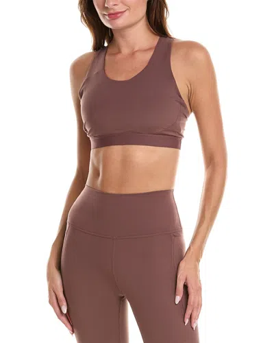 New Balance Fitted Bra In Purple
