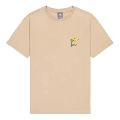 New Balance Flag Graphic T-shirt 'pink' In Neutral