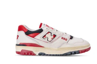 New Balance Sneakers In Off White / Red