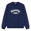 New Balance Fleece Crew Sweater 'blue White' In Multi