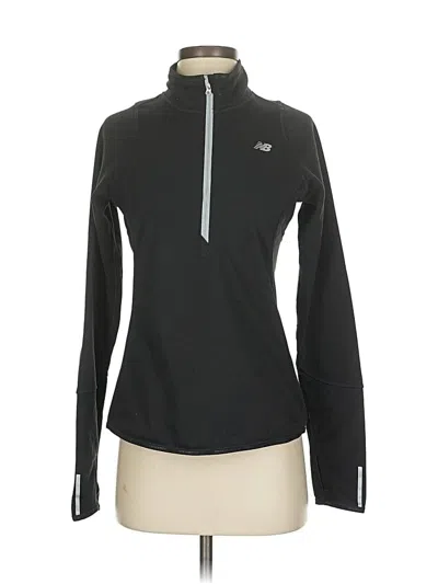 Pre-owned New Balance Fleece Jacket In Black