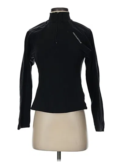 Pre-owned New Balance Fleece Jacket In Black
