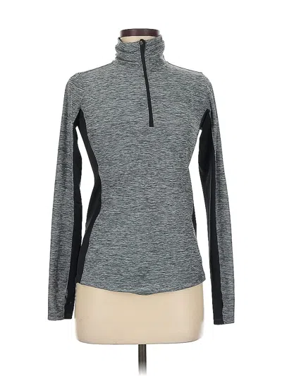 Pre-owned New Balance Fleece Jacket In Gray