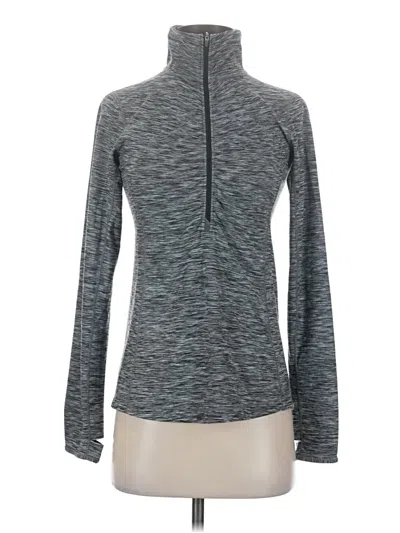 Pre-owned New Balance Fleece Jacket In Gray