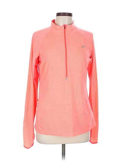 Pre-owned New Balance Fleece Jacket In Pink