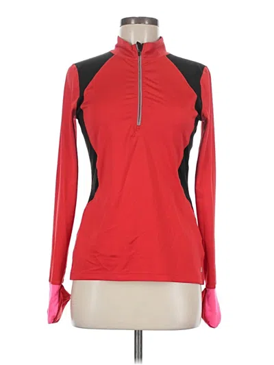 Pre-owned New Balance Fleece Jacket In Red