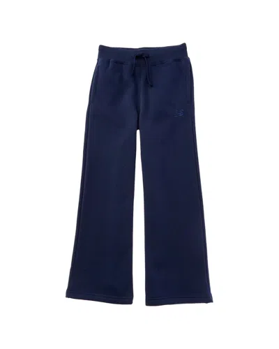 New Balance Fleece Pant In Blue